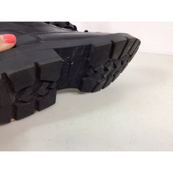 Grunge Combat Boots Lace Up Womens 7 - Picture 7 of 10